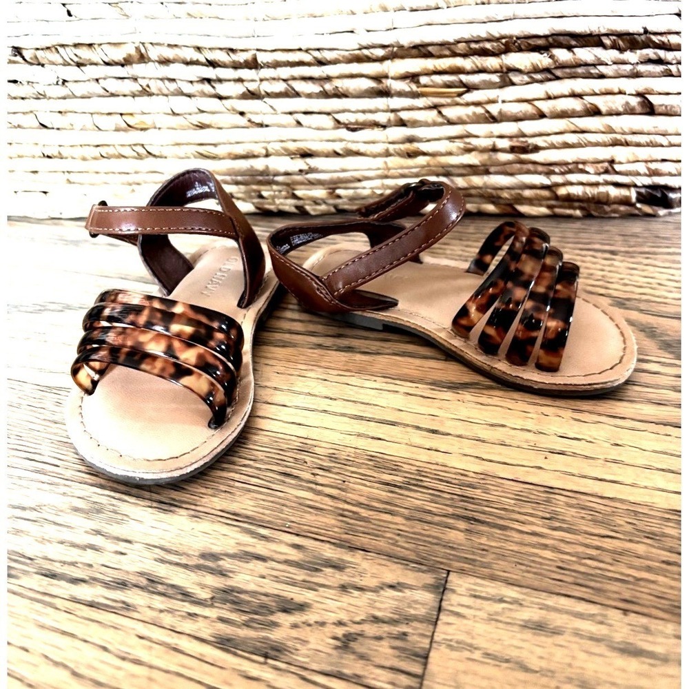 Old‎ Navy Girls Kids Sandals Brown Size 6